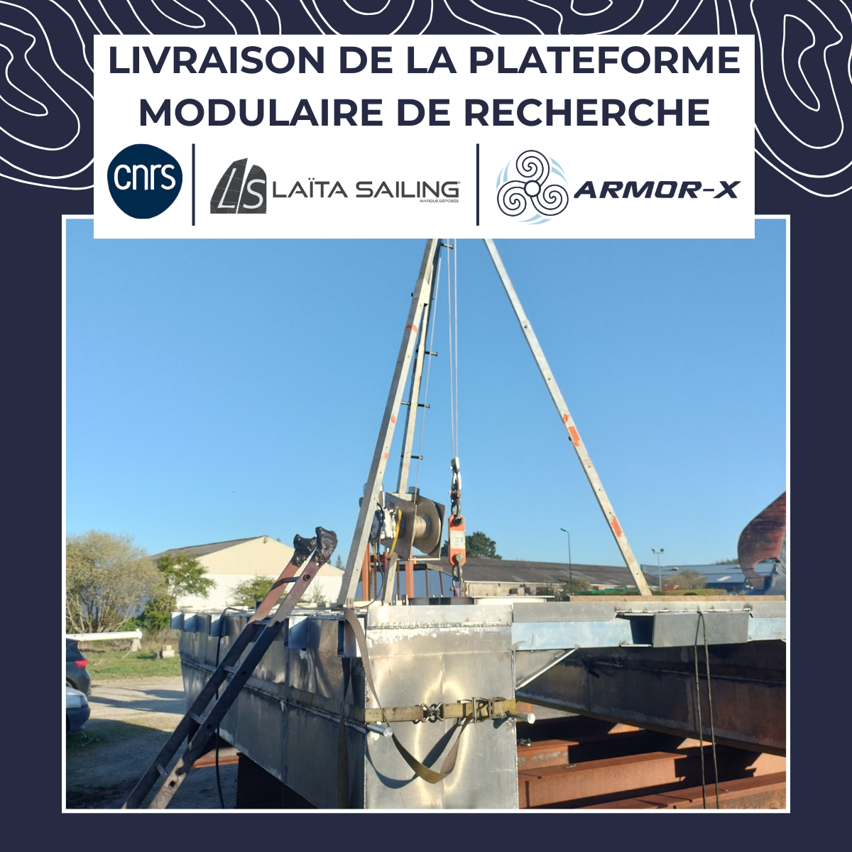 Montage de la plateforme en moins de 30 minutes au marteau uniquement